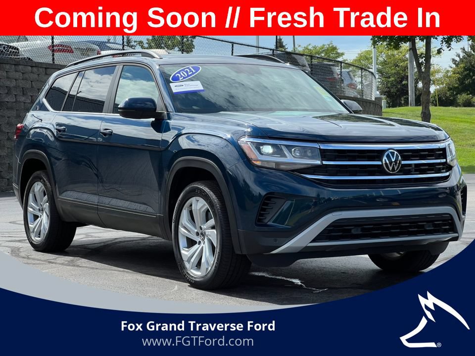 Used 2021 Volkswagen Atlas SE w/ Panoramic Sunroof Package FWD image 35