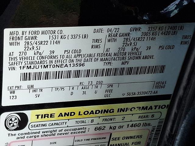 Certified 2022 Ford Expedition Platinum image 29