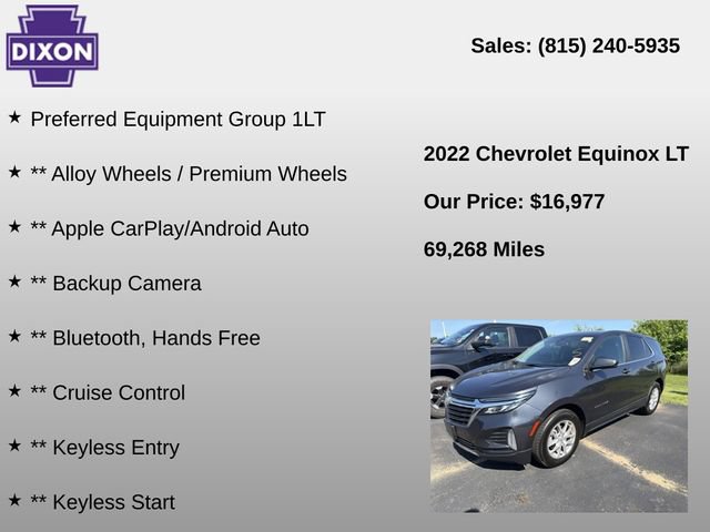 Used 2022 Chevrolet Equinox LT FWD image 4