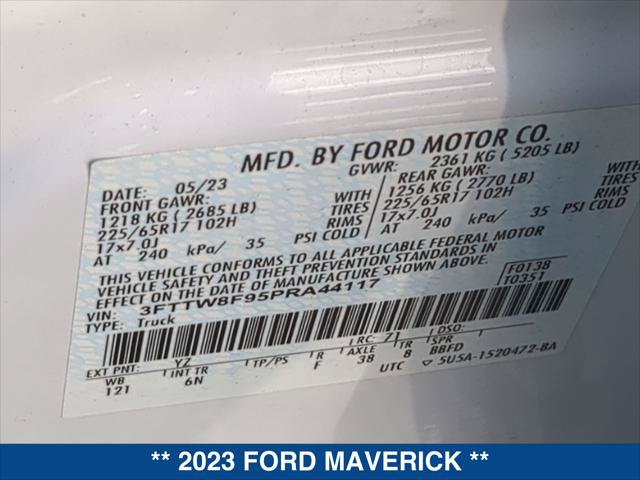 Certified 2023 Ford Maverick Lariat w/ Lariat Luxury Package AWD/4WD image 24