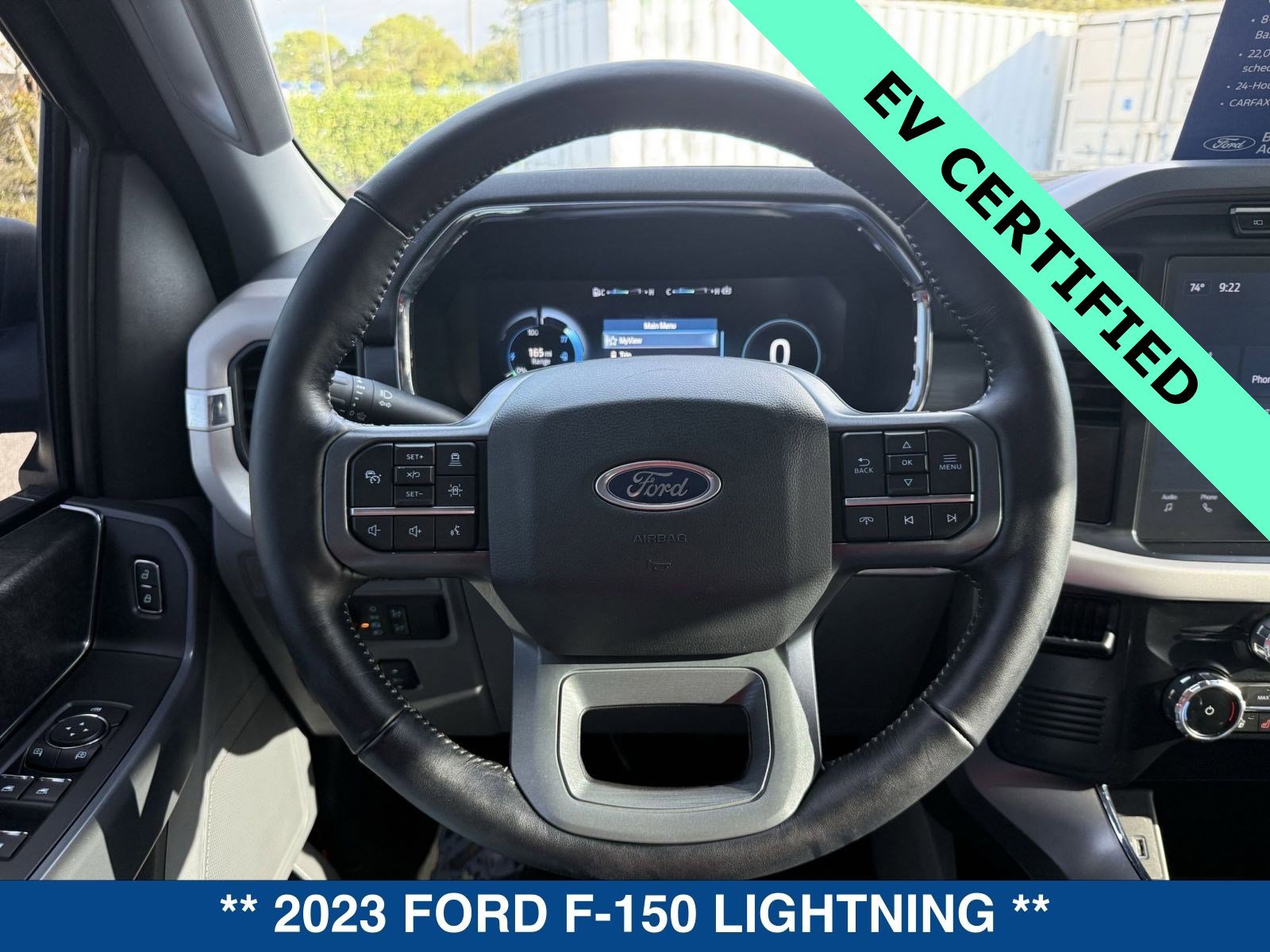 Certified 2023 Ford F150 Lightning XLT w/ Equipment Group 312A High image 25