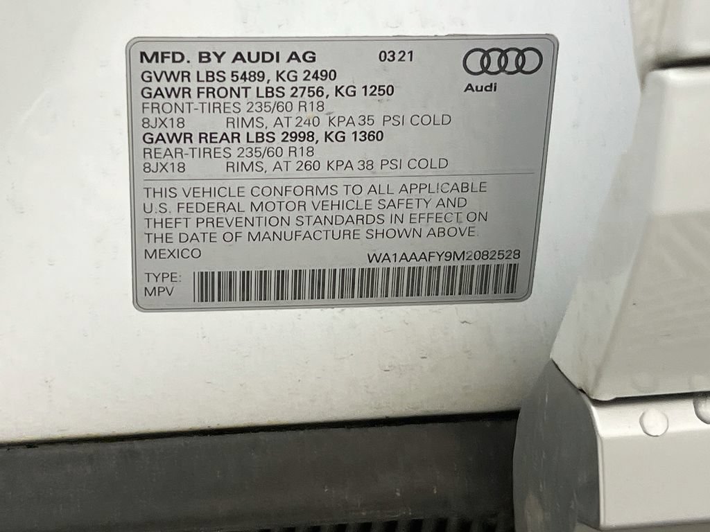 Used 2021 Audi Q5 2.0T Premium w/ Convenience Package AWD/4WD image 32