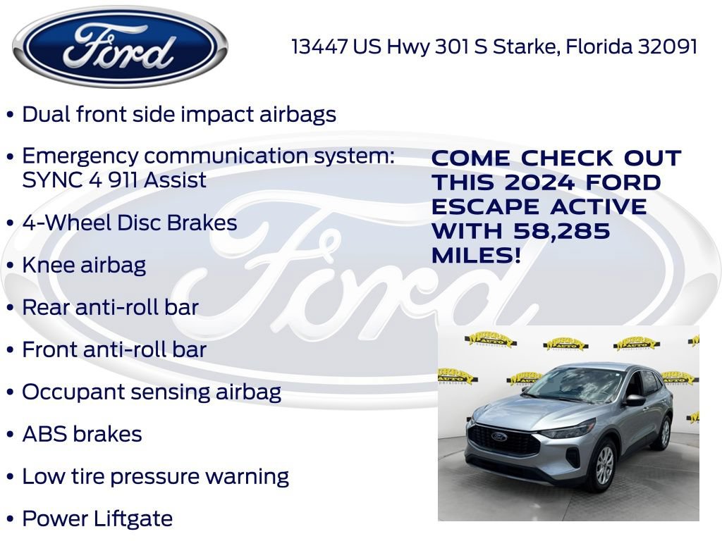 Certified 2024 Ford Escape Active FWD image 27