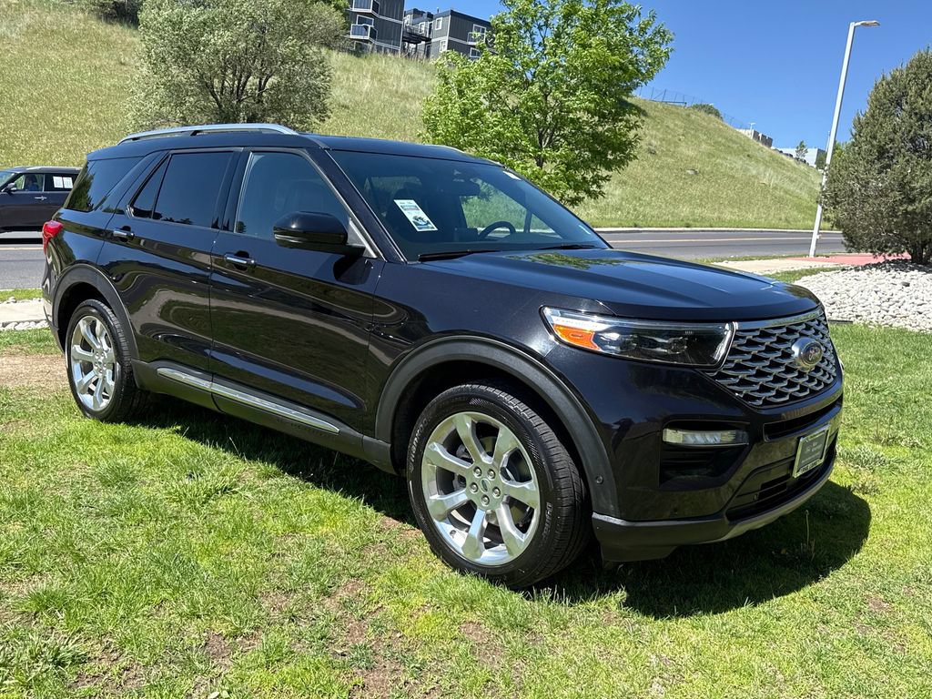 Certified 2020 Ford Explorer Platinum w/ Premium Technology Package AWD/4WD image 1