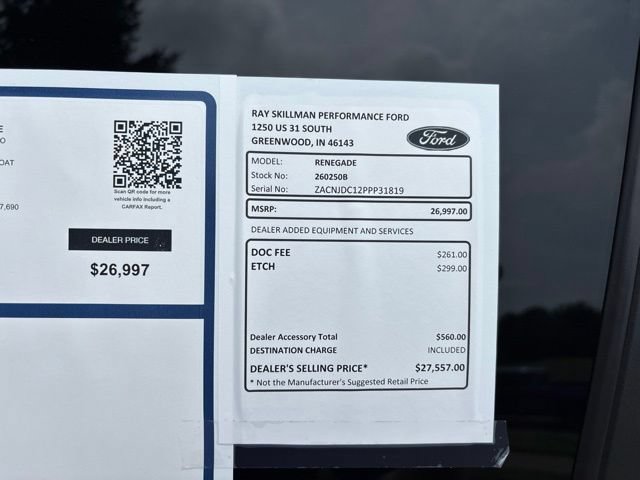 Used 2023 Jeep Renegade Trailhawk AWD/4WD image 3