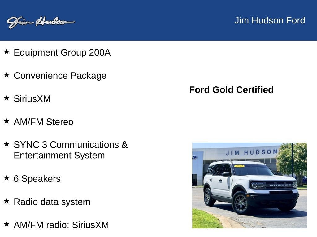 Certified 2023 Ford Bronco Sport Big Bend w/ Convenience Package AWD/4WD image 12