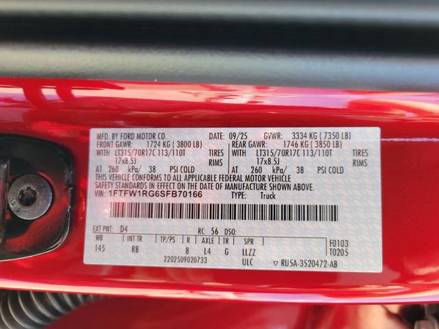 Certified 2025 Ford F150 Raptor AWD/4WD image 18