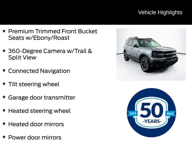 Certified 2025 Ford Bronco Sport Outer Banks w/ Outer Banks Tech Package+ AWD/4WD image 21