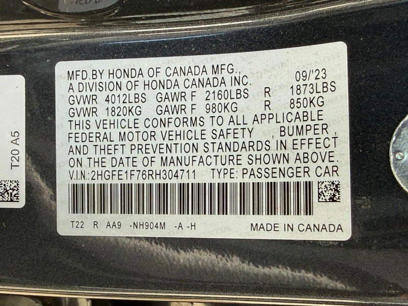 Used 2024 Honda Civic EX image 29