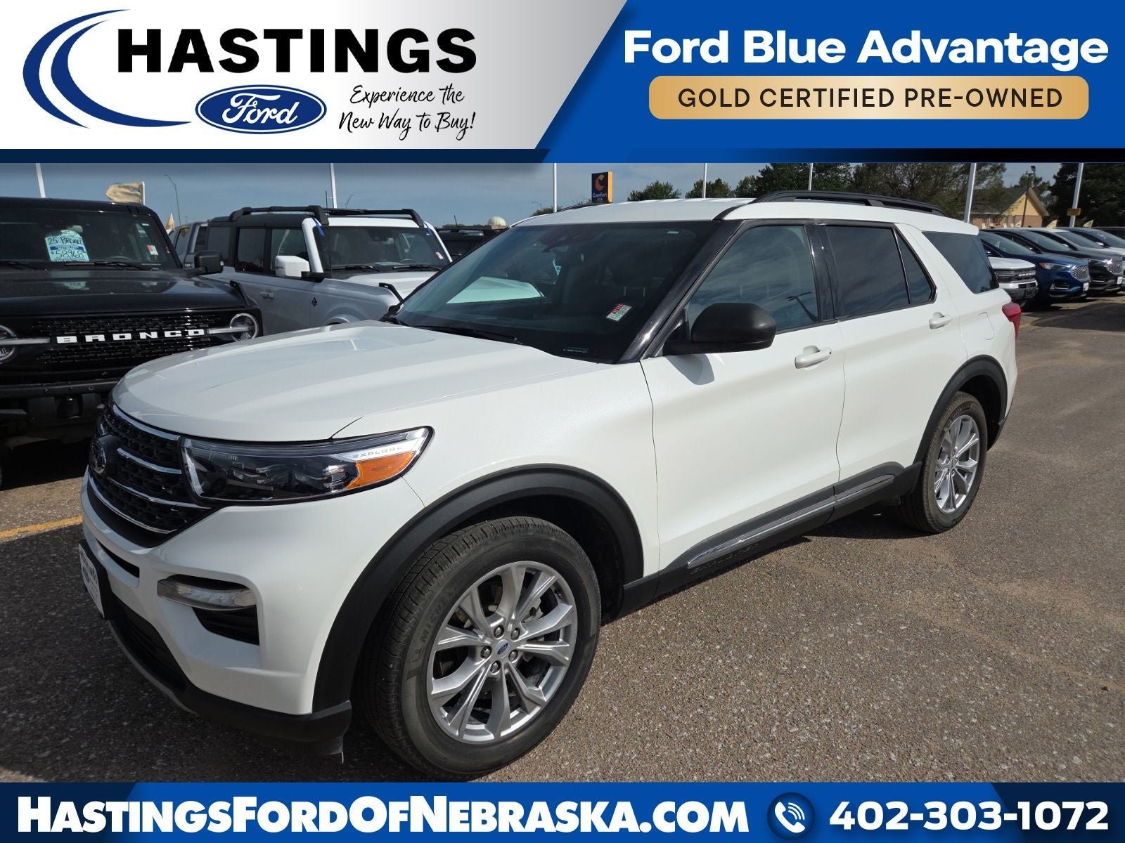 Certified 2023 Ford Explorer XLT w/ Equipment Group 202A