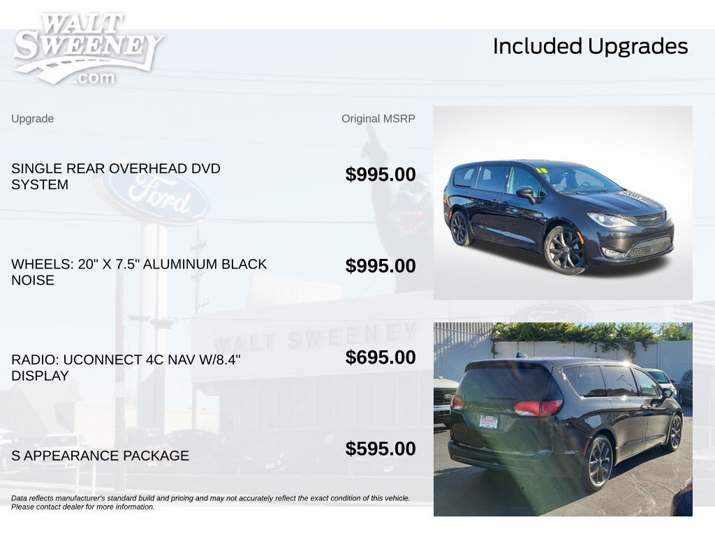 Used 2018 Chrysler Pacifica Touring Plus w/ S Appearance Package FWD image 12