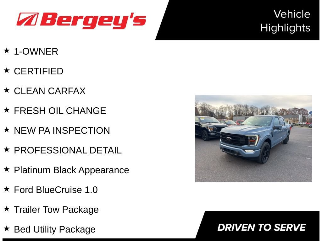 Certified 2023 Ford F150 Platinum w/ Equipment Group 701A High image 9