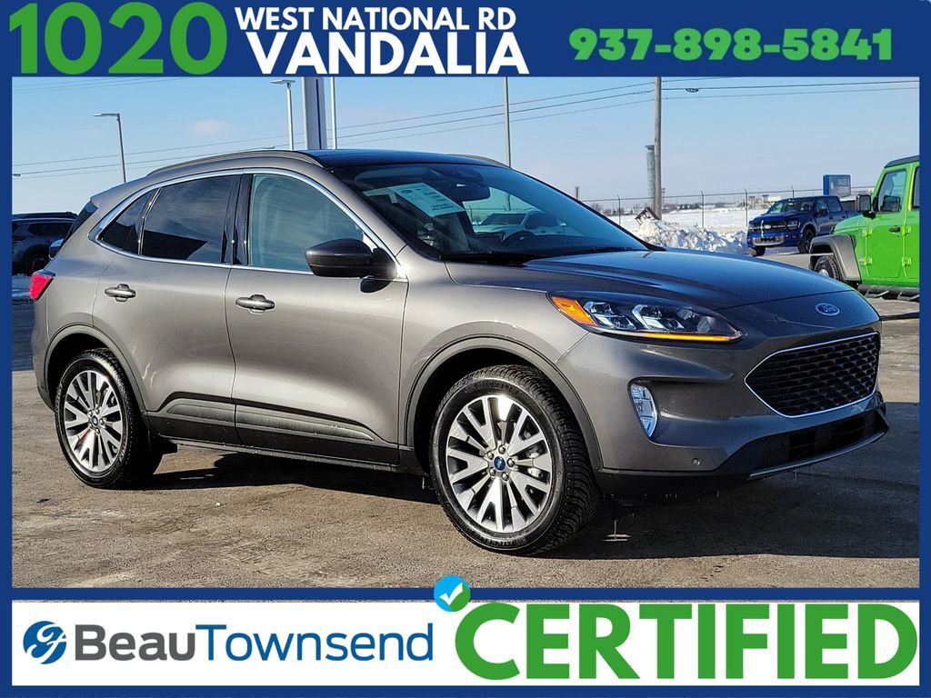 Certified 2022 Ford Escape Titanium w/ Class II Trailer Tow Package