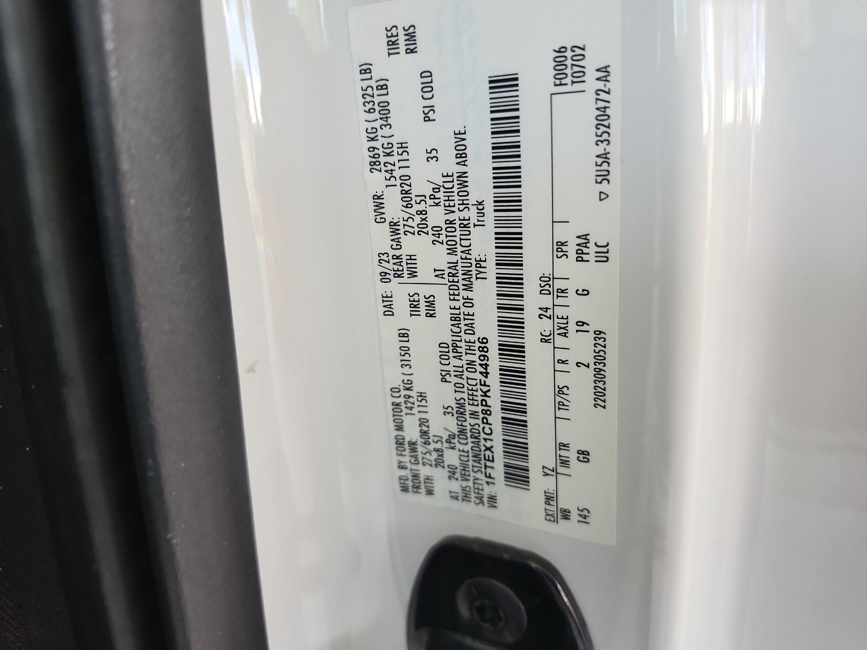 Certified 2023 Ford F150 XL w/ STX Appearance Package RWD image 22