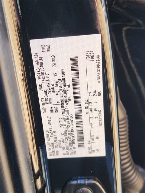 Certified 2023 Ford F150 XLT w/ Equipment Group 302A High image 30