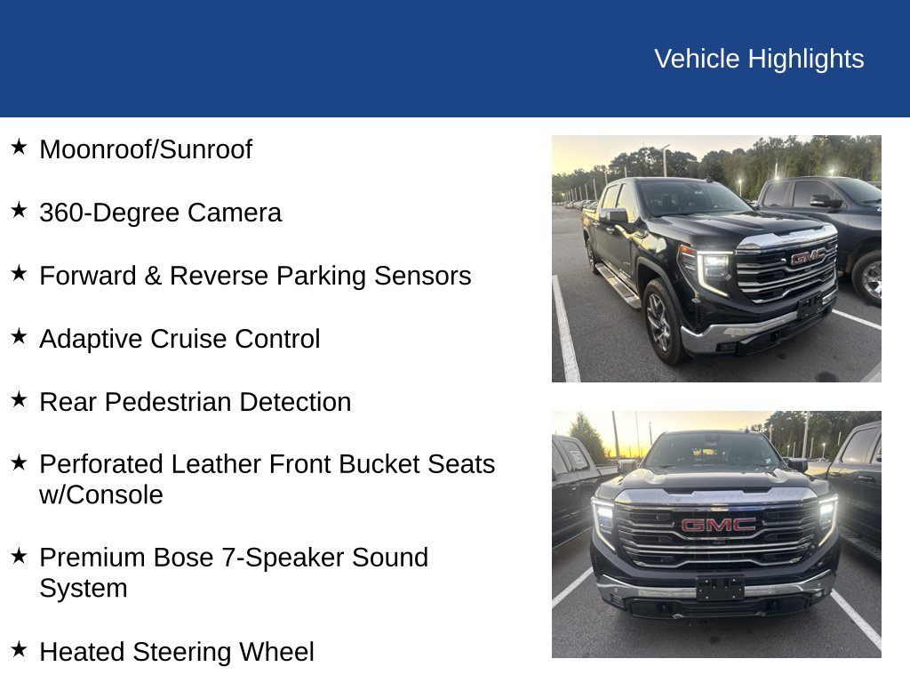 Used 2022 GMC Sierra 1500 SLT w/ SLT Premium Plus Package AWD/4WD image 8