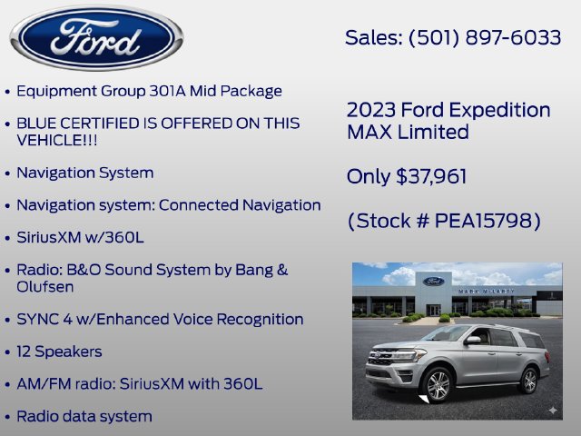 Certified 2023 Ford Expedition Max Limited RWD image 7