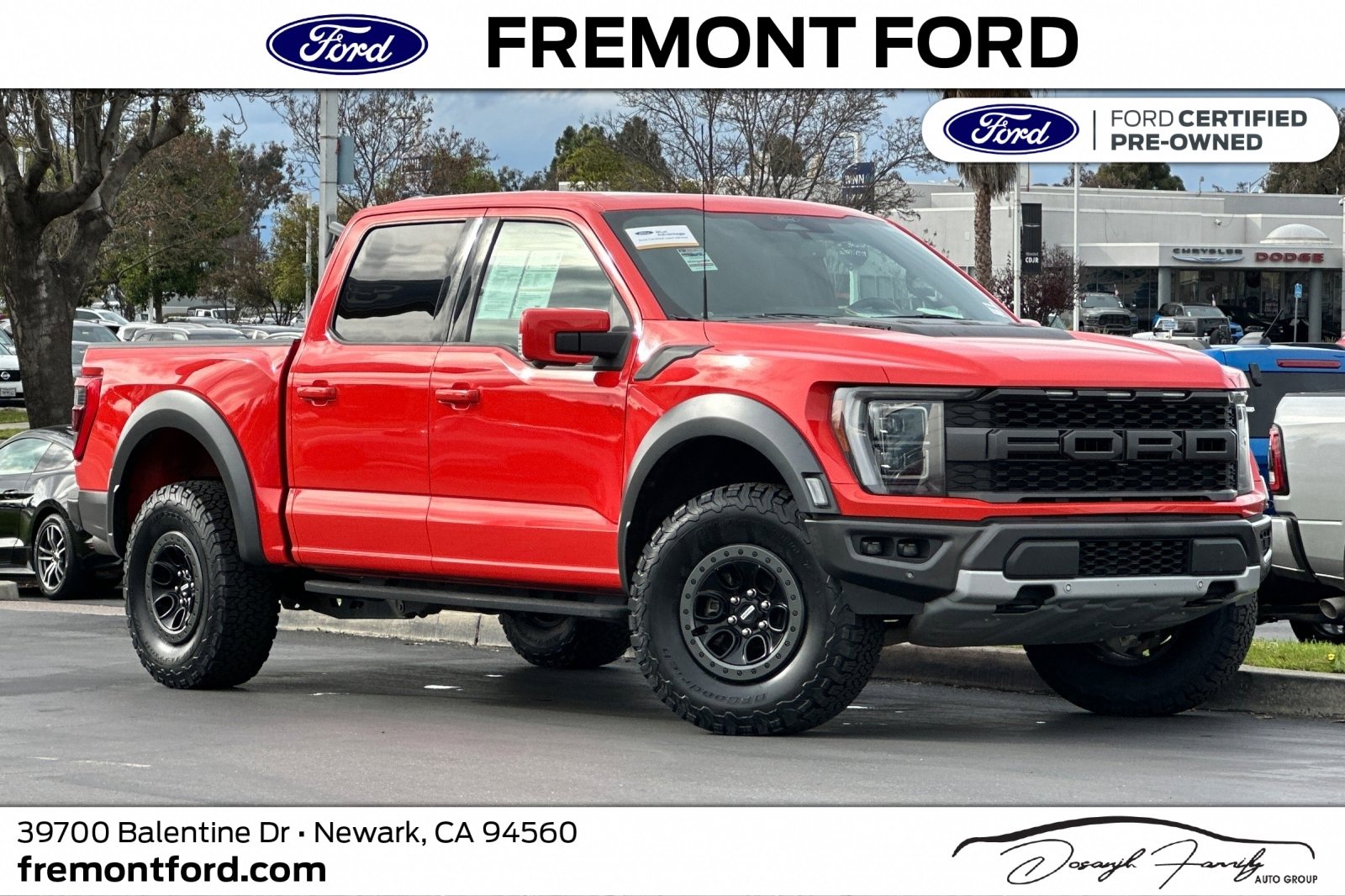 Certified 2022 Ford F150 Raptor w/ Equipment Group 801A High