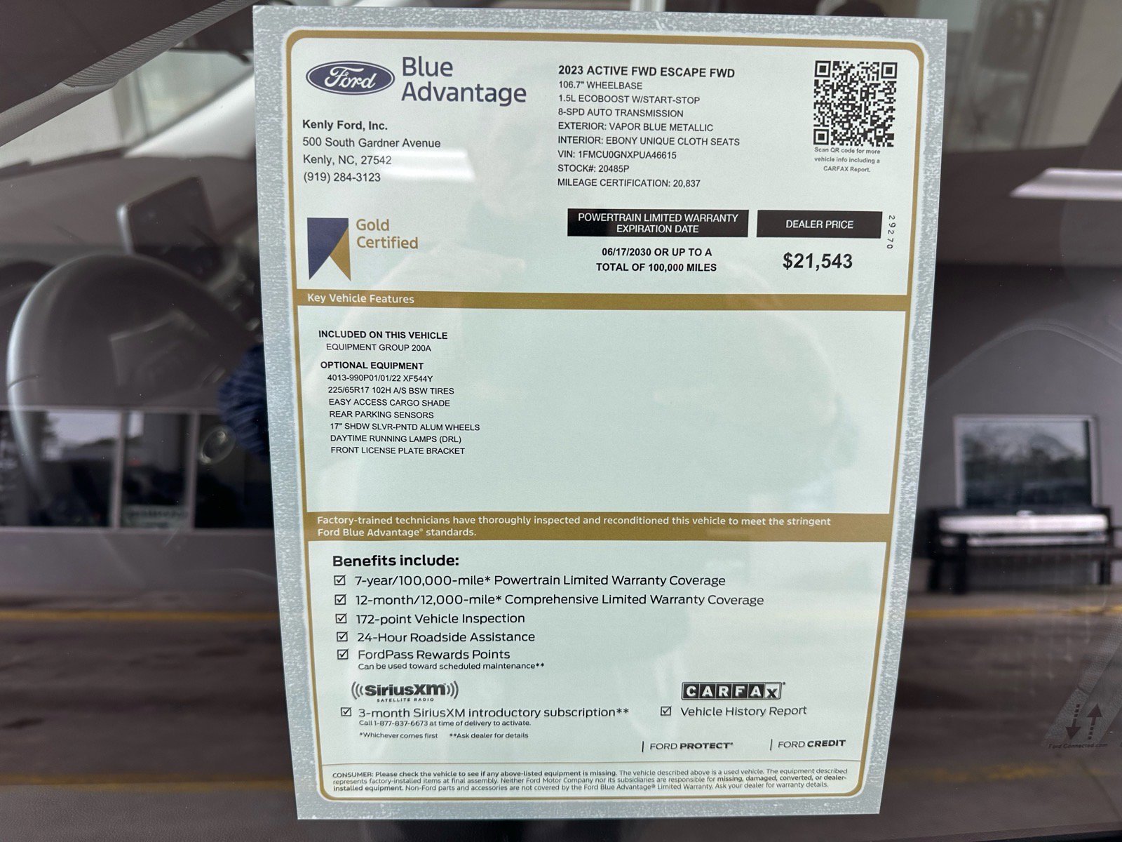 Certified 2023 Ford Escape Active image 8