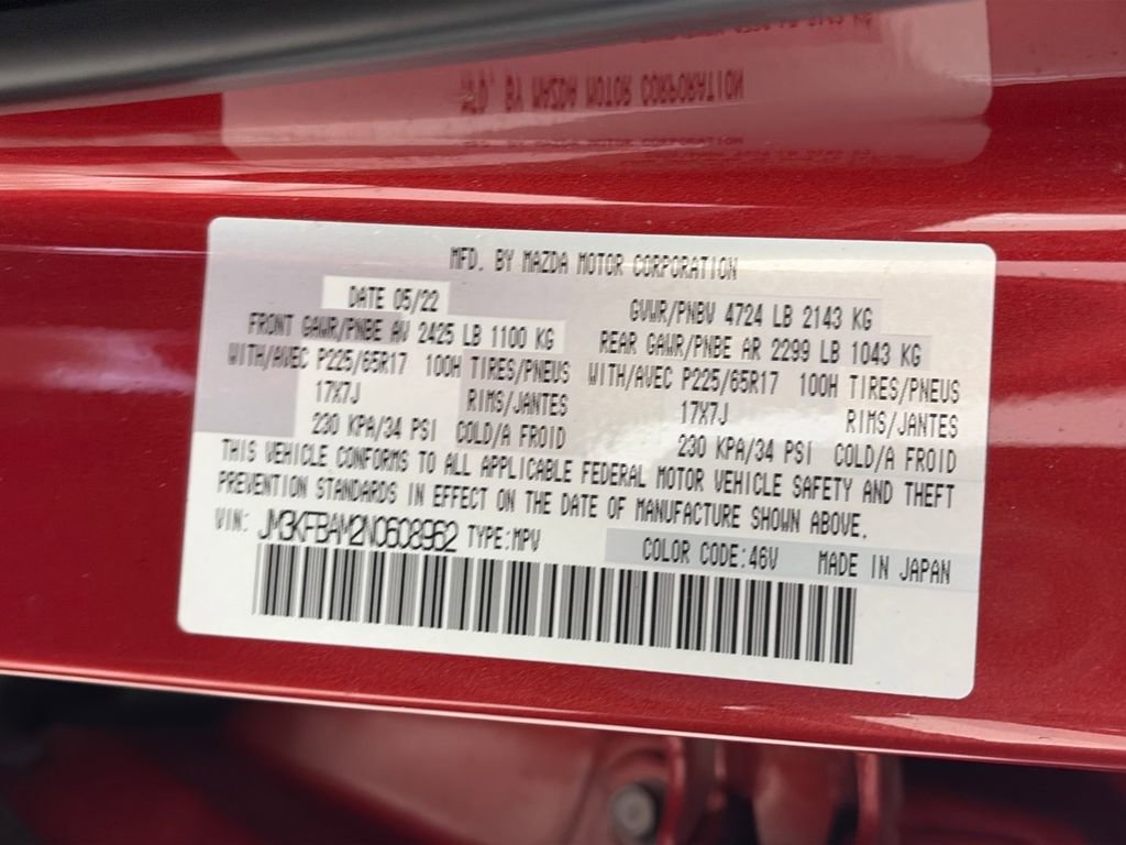 Used 2022 MAZDA CX-5 AWD 2.5 S image 9