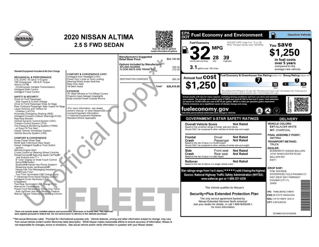 Used 2020 Nissan Altima 2.5 S image 10