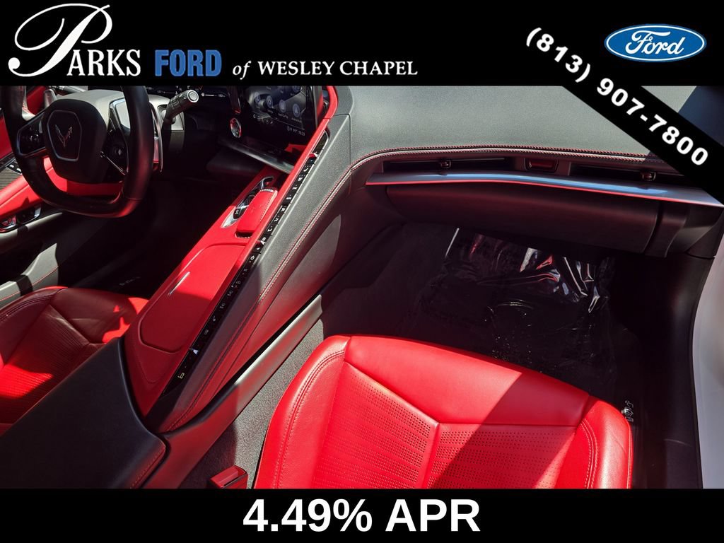 Used 2021 Chevrolet Corvette Stingray Preferred Cpe w/ Engine Appearance Package RWD image 9