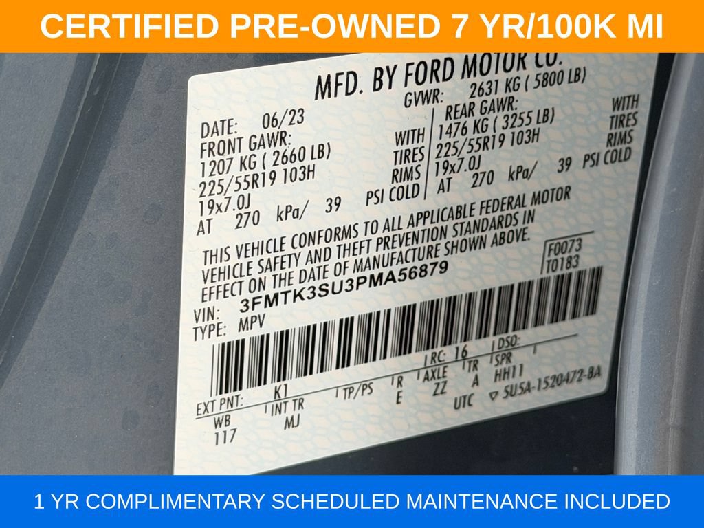 Certified 2023 Ford Mustang Mach-E Premium AWD/4WD image 33