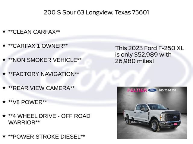 Certified 2023 Ford F250 XL w/ XL Off-Road Package image 6