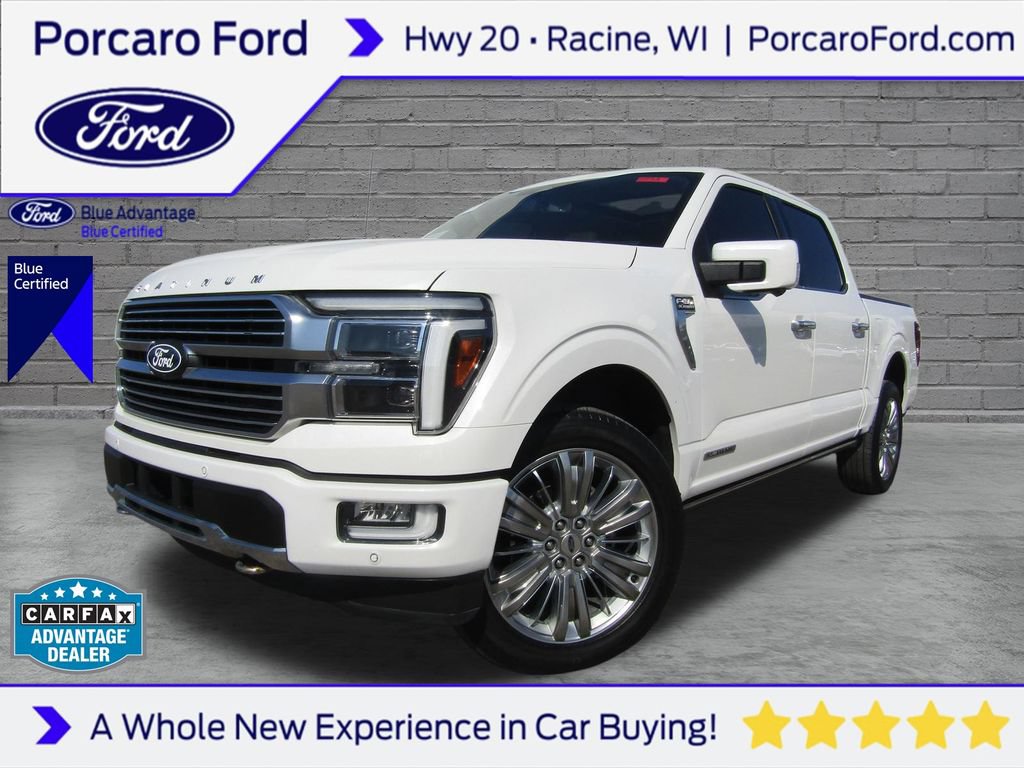 Certified 2024 Ford F150 Platinum w/ Equipment Group 703A Plus