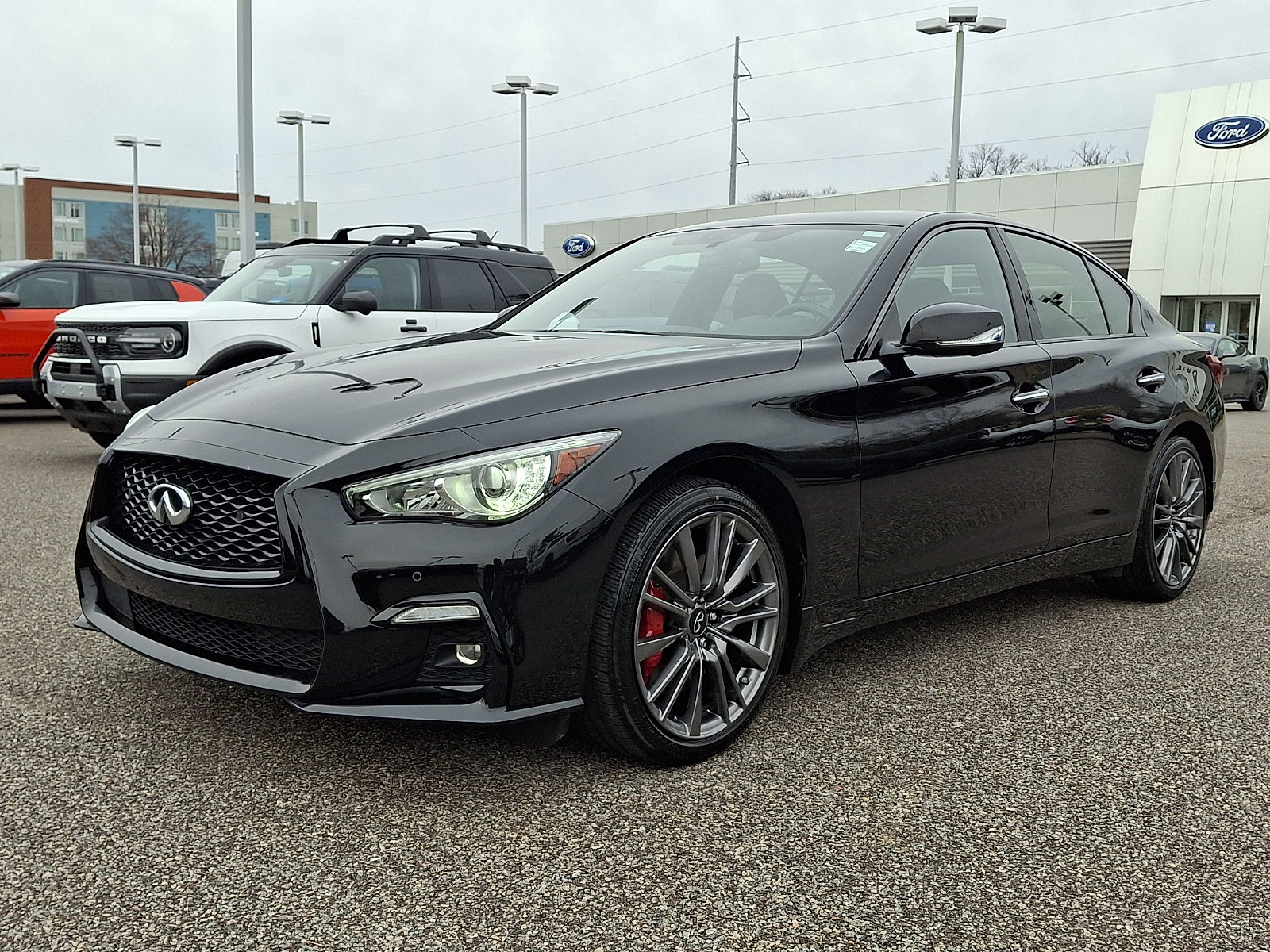 Used 2021 INFINITI Q50 Red Sport 400 w/ All Weather Package image 4