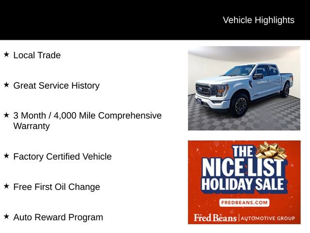 Certified 2022 Ford F150 XLT w/ Equipment Group 302A High image 3