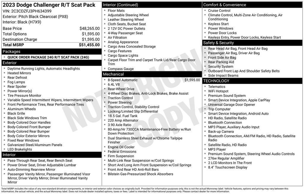Used 2023 Dodge Challenger R/T Scat Pack RWD image 7