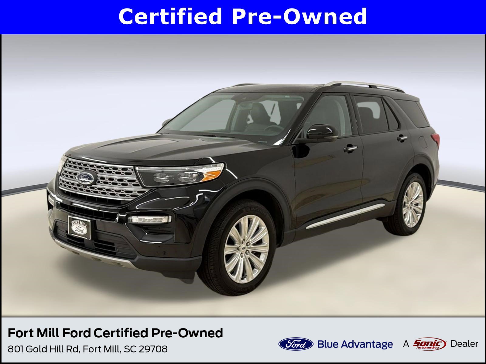 Certified 2022 Ford Explorer Limited w/ Equipment Group 301A