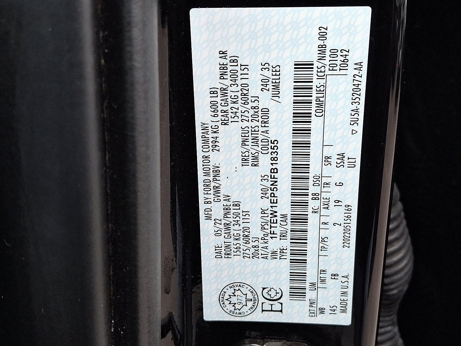 Certified 2022 Ford F150 XLT w/ Equipment Group 302A High image 27