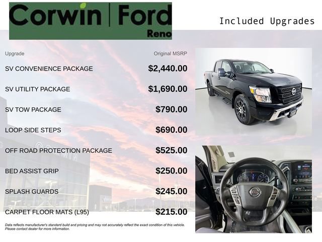 Used 2022 Nissan Titan SV w/ SV Convenience Package image 9