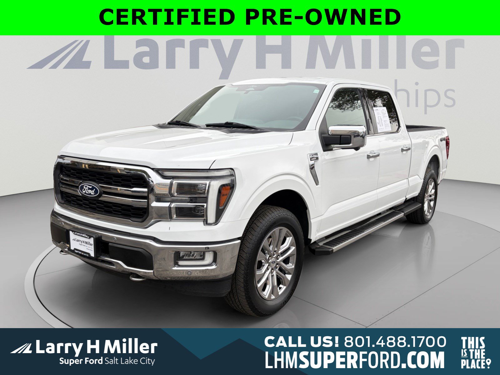 Certified 2024 Ford F150 Lariat w/ Bed Utility Package