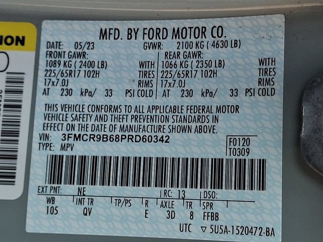 Certified 2023 Ford Bronco Sport Big Bend w/ Convenience Package AWD/4WD image 29