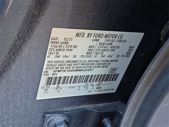 Certified 2021 Ford Mustang Mach-E Select w/ Comfort/Technology Package image 24