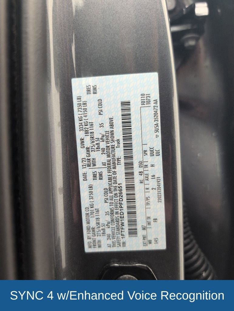 Certified 2023 Ford F150 XLT w/ Equipment Group 302A High image 47