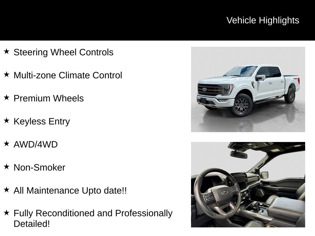 Certified 2023 Ford F150 Tremor w/ Equipment Group 402A High AWD/4WD image 27