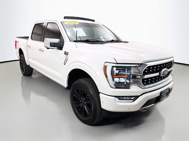 Certified 2021 Ford F150 Platinum w/ Equipment Group 701A High AWD/4WD image 1