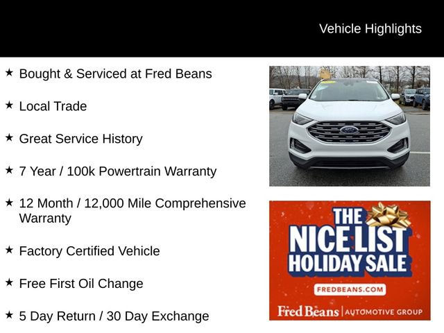 Certified 2022 Ford Edge SEL w/ Convenience Package image 3