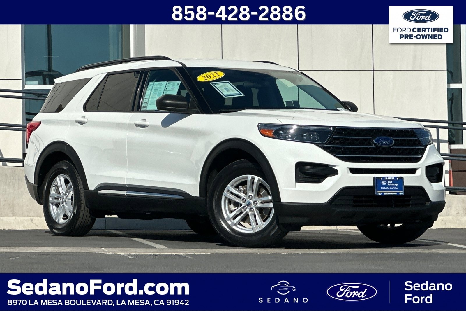 Certified 2022 Ford Explorer XLT