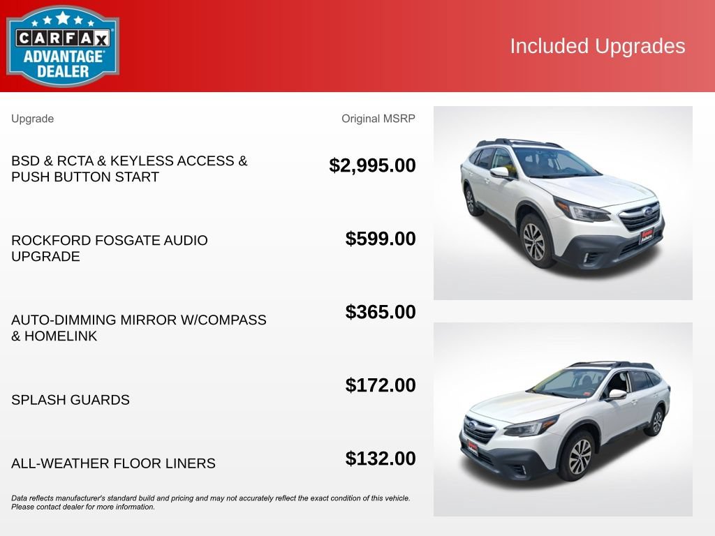 Used 2020 Subaru Outback Premium AWD/4WD image 13