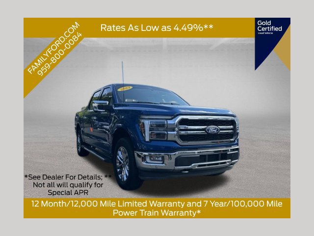Certified 2024 Ford F150 Lariat w/ Equipment Group 502A High AWD/4WD 360° Tour