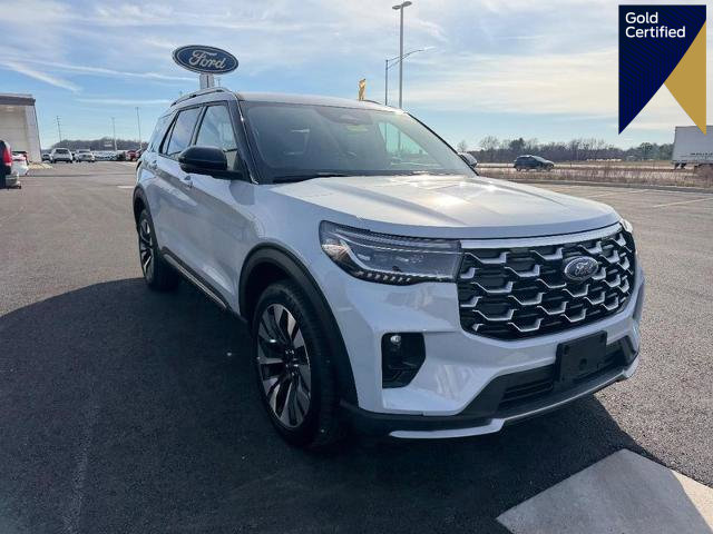 Certified 2025 Ford Explorer Platinum w/ LUX Leather Package