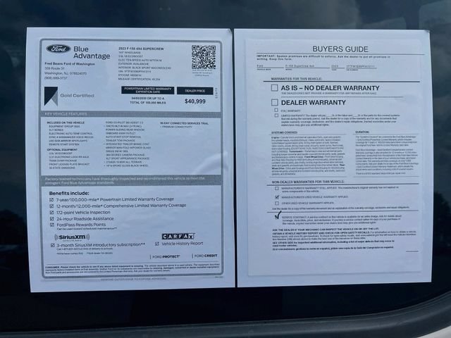 Certified 2023 Ford F150 XLT w/ Equipment Group 302A High AWD/4WD image 41