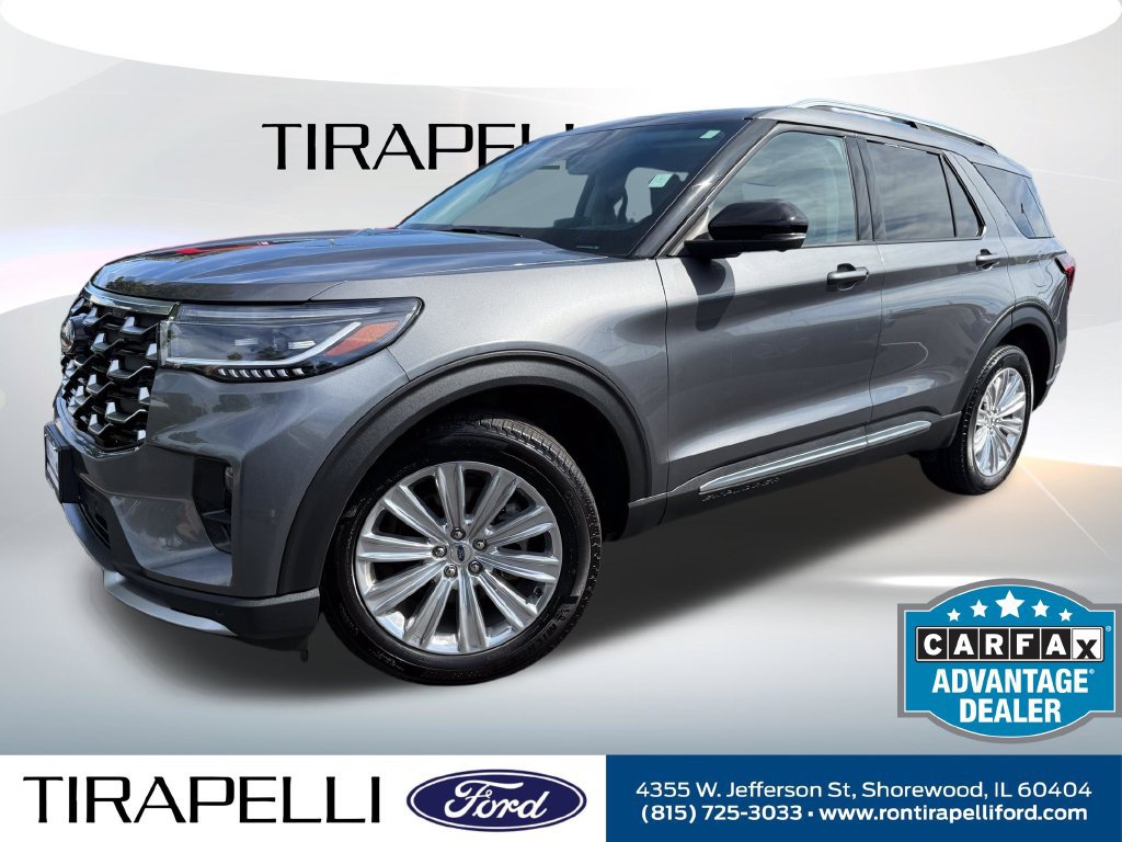 Certified 2025 Ford Explorer Platinum w/ LUX Leather Package