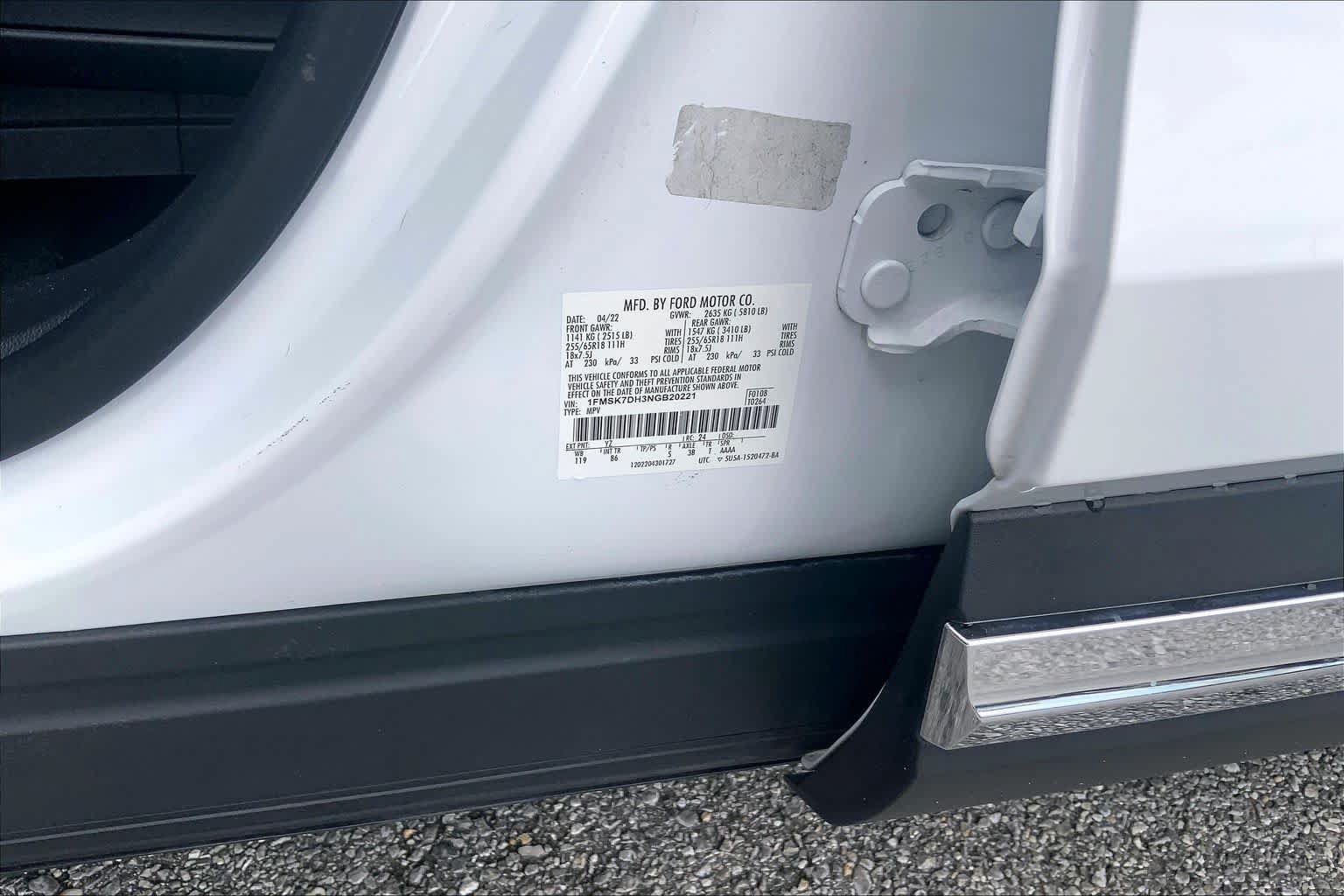 Certified 2022 Ford Explorer XLT RWD image 32