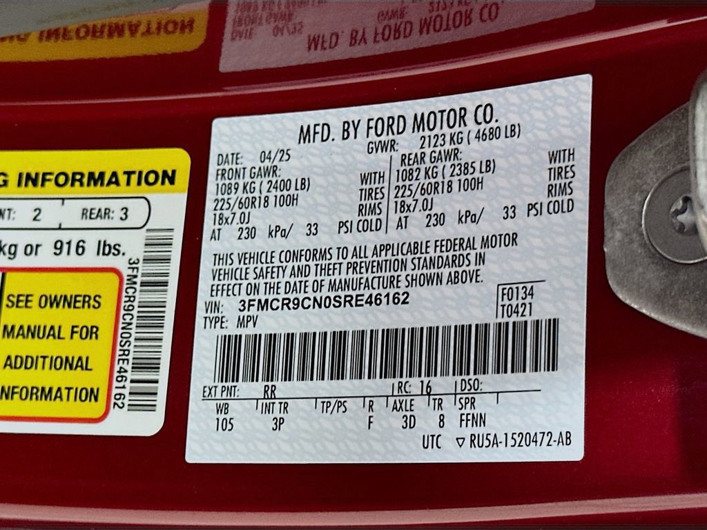 Certified 2025 Ford Bronco Sport Outer Banks w/ Outer Banks Tech Package+ image 31